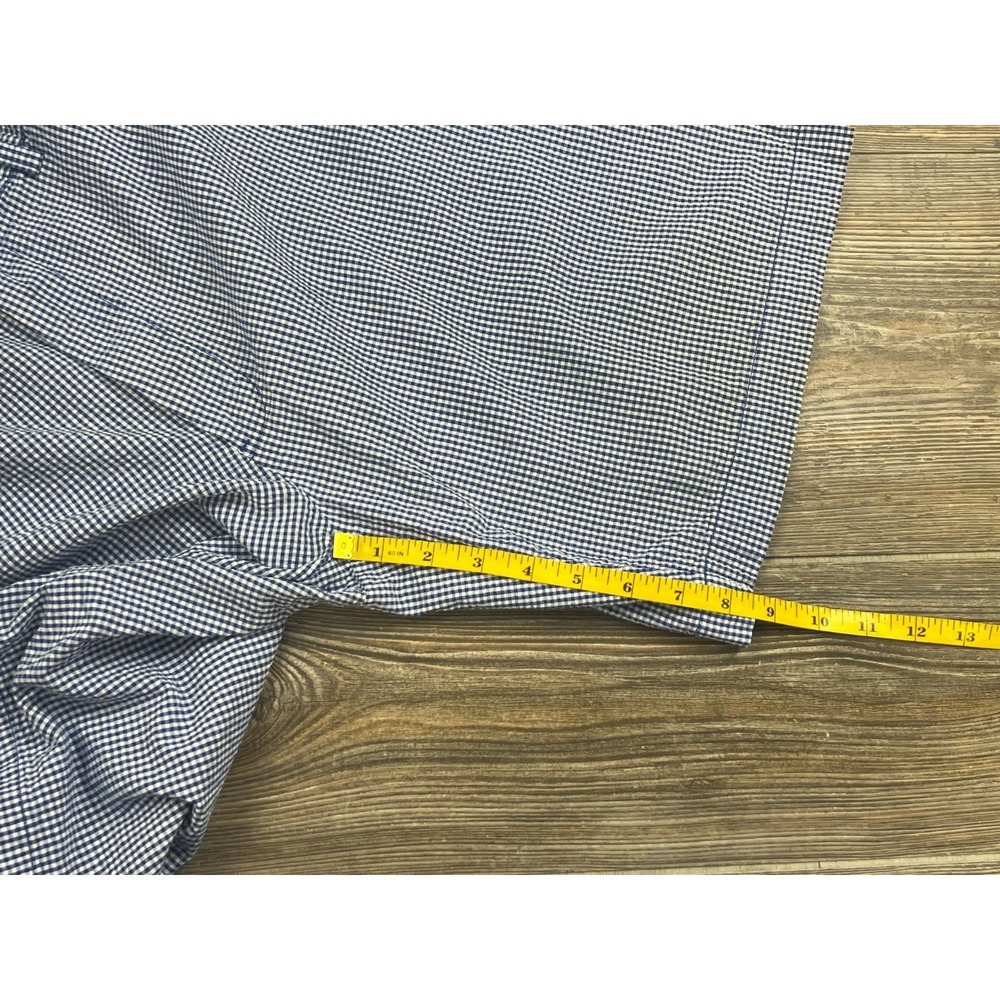 VTG Polo Ralph Lauren Shorts Prospect Seersucker Men 35 Blue Gingham Paid Golf - Picture 5 of 9
